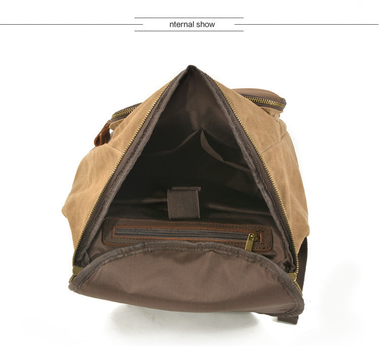 Mannlicher Canvas-Schultertasche, mittelgross – Bild 4 | LuxeStyle