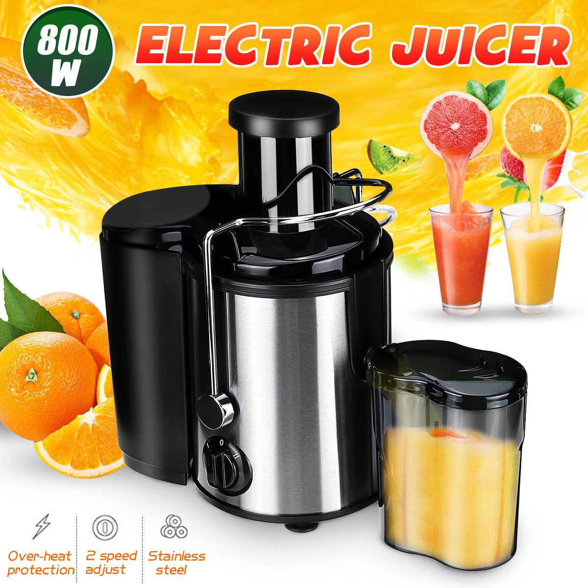 Elektrischer Entsafter 800W – Bild 3 | LuxeStyle