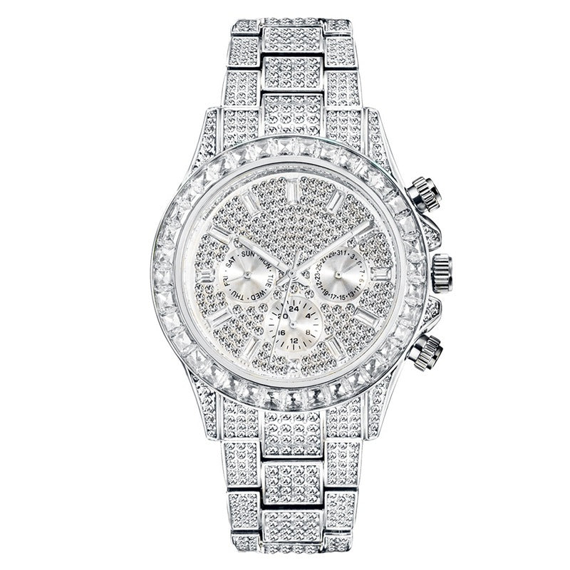 Damenuhr mit Quarzwerk und Stahlband – Bild 13 | LuxeStyle