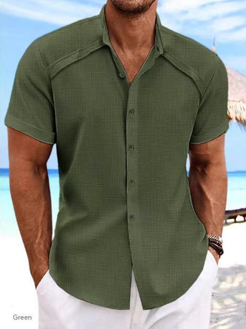 Kurzarm Freizeithemd Hawaiian Style – Bild 2 | LuxeStyle