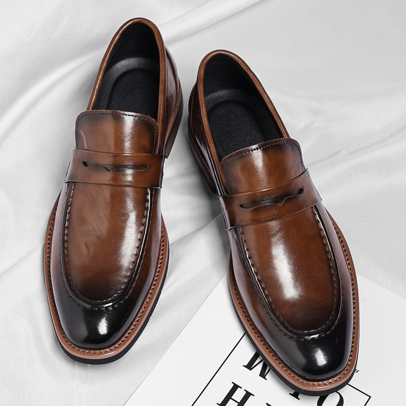 Business Oxford-Schuhe aus Leder