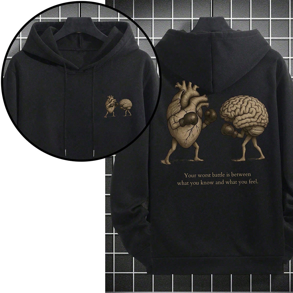 Herren Kapuzenpullover mit Print
