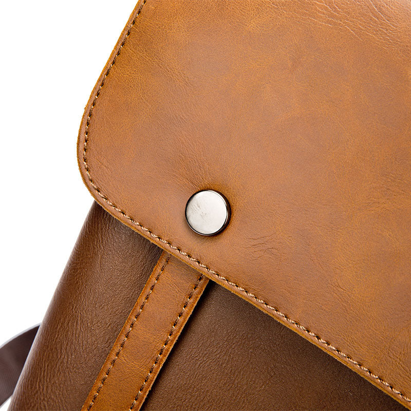 College-Rucksack aus PU-Leder – Bild 4 | LuxeStyle