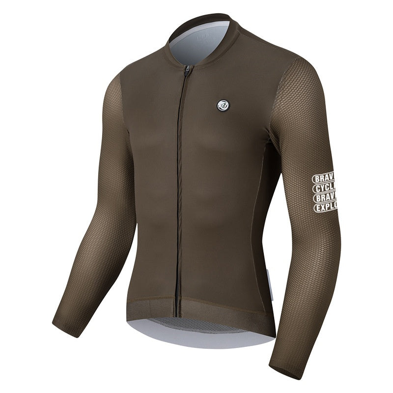 Cycling-Langarmshirt mit Icecooling-Fabric