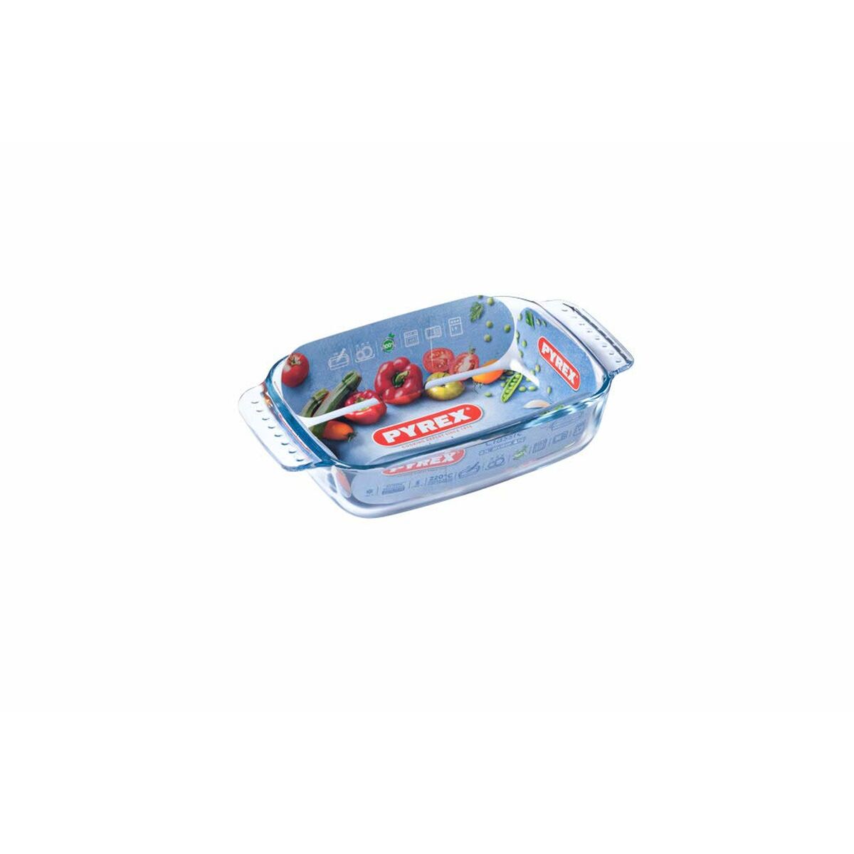 Ofenschüssel Pyrex 228B000/5640 Durchsichtig Glas 22 x 13 x 5 cm
