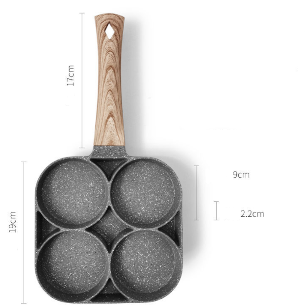 Vierloch-Bratpfanne aus Aluminiumlegierung – Bild 7 | LuxeStyle