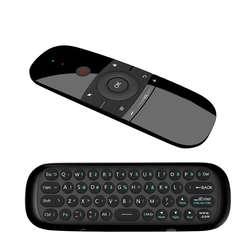 Kompakte Wireless-Tastatur mit Maus und Fernbedienung