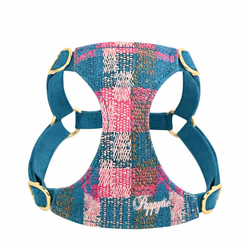 Hundeleine mit Tragevest – Dunkelblau, Rosa, Lila – Bild 2 | LuxeStyle