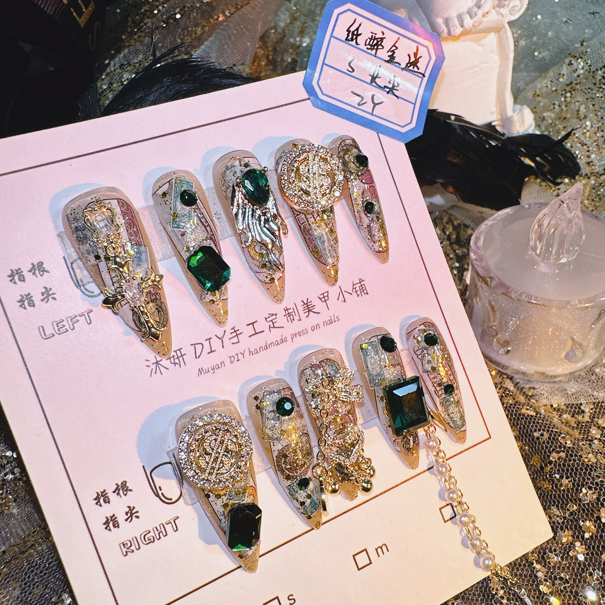 Lucky Paper Drunk Fan Nagelsticker – Bild 9 | LuxeStyle