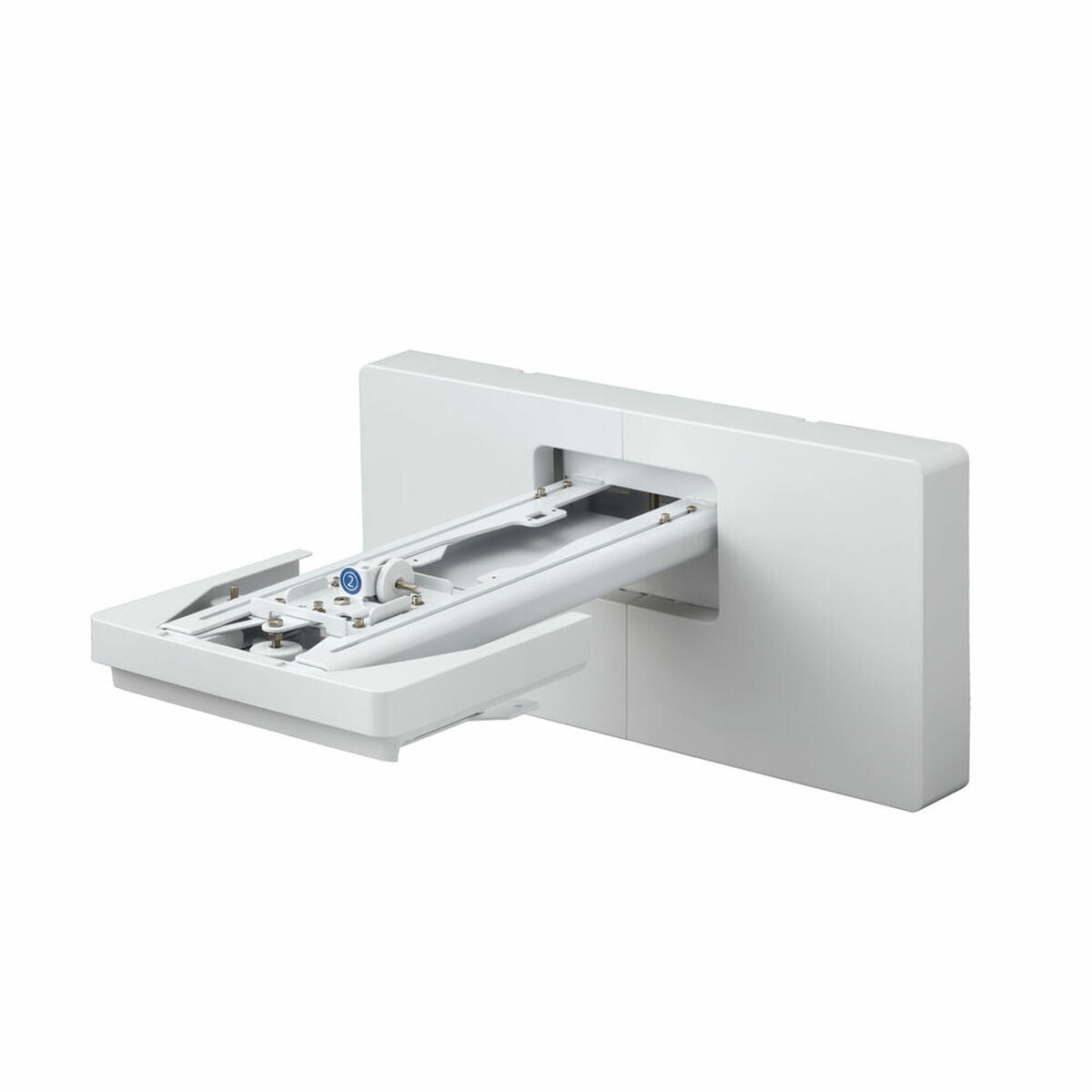 Beamer Wandhalter silber – platzsparend & stabil