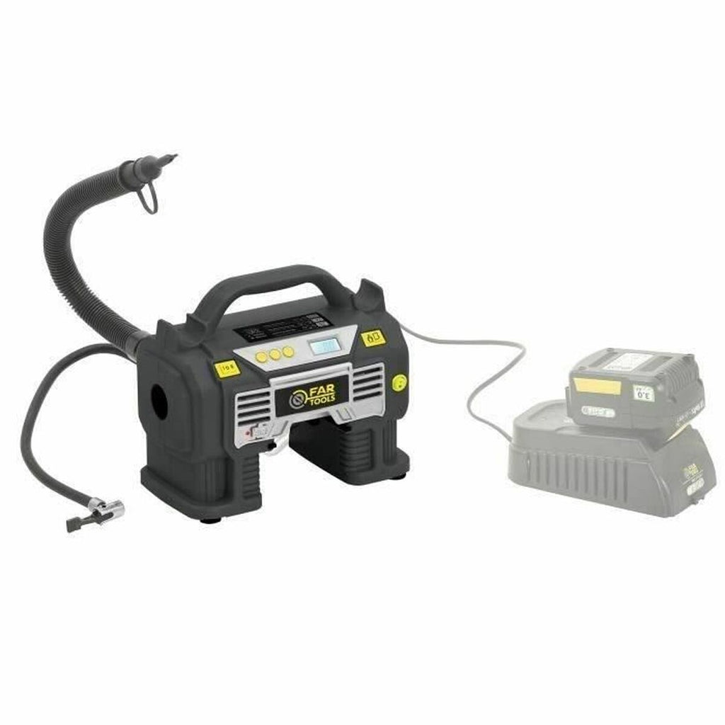 Kabelloser 18V Akku-Kompressor: Flexibel für Werkstatt & Haus.