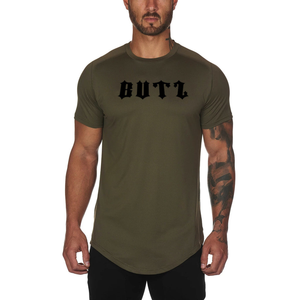 Fitness-Shirt aus Baumwoll-Mix