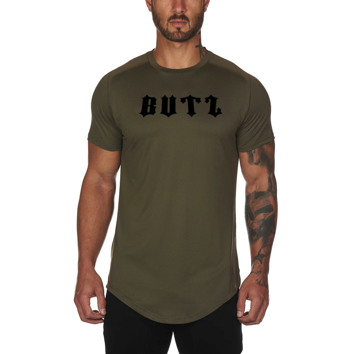 Fitness-Shirt aus Baumwoll-Mix