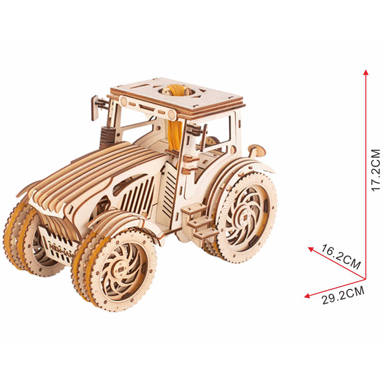 3D Holzpuzzle Traktor für Jungen – Bild 4 | LuxeStyle