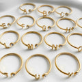 Edelstahlring mit 26 Buchstaben
