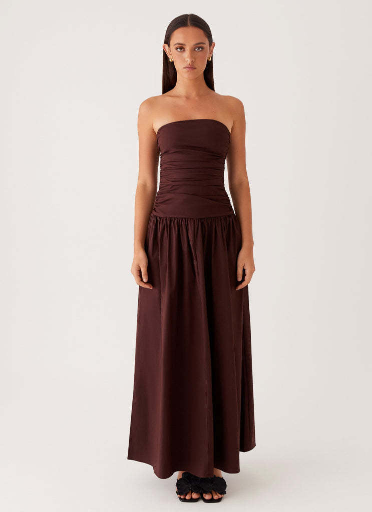Damen trägerloses Plissee-Patchwork Abendkleid – Bild 11 | LuxeStyle