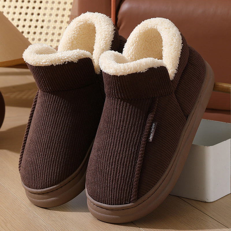 Gefütterte Indoor-Baumwollschuhe – Bild 8 | LuxeStyle