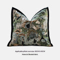 Bambusblätter-Throw-Pillow in Grün | LuxeStyle
