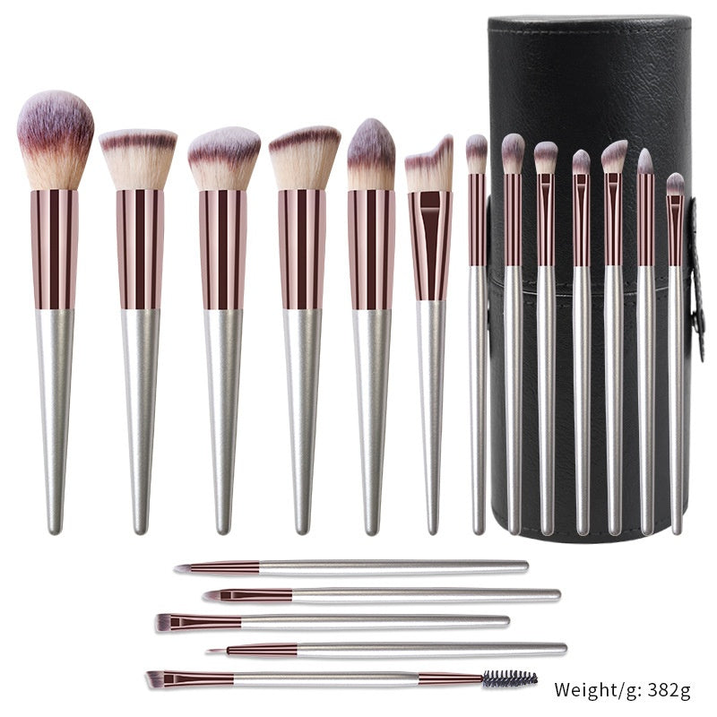 18-teiliges Champagner Pinselset – Bild 2 | LuxeStyle