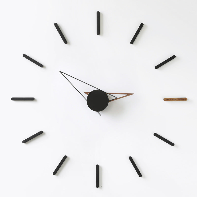 Wanddekoration Uhr – Nordischer Stil, 80 cm – Bild 4 | LuxeStyle