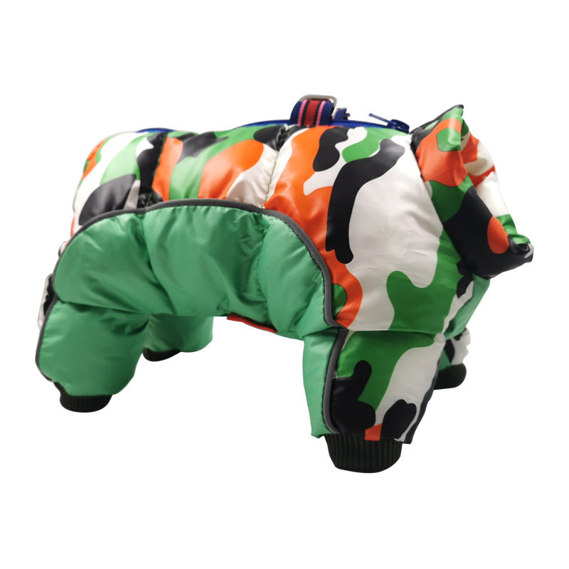 Warme, wasserdichte Winterjacke für kleine Hunde