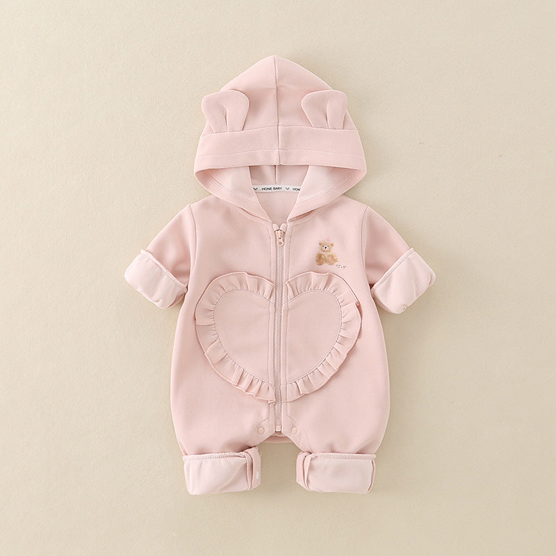 Baby Mädchen Cartoon-Reissverschluss-Kleid – Bild 2 | LuxeStyle