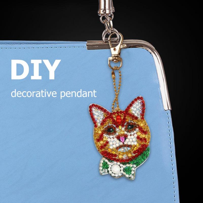 DIY Diamond Painting Schlüsselanhänger Katze – Bild 1 | LuxeStyle