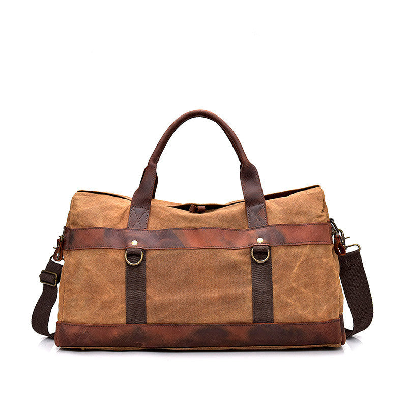 Wasserdichte Handtasche aus Wachs-Canvas – Bild 5 | LuxeStyle
