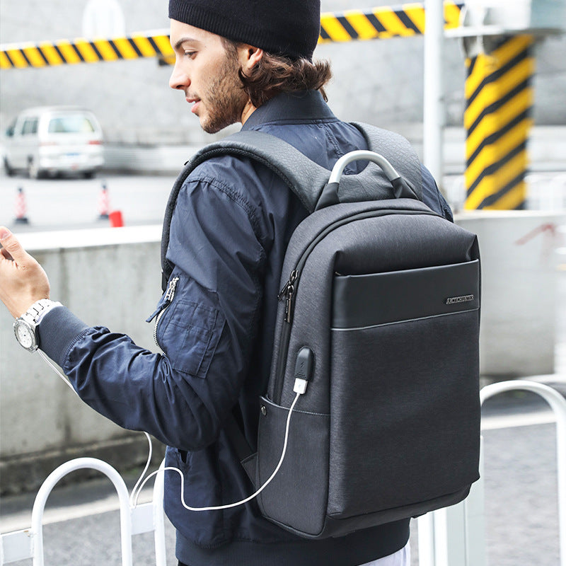 Business Rucksack mit Streifenmuster – Bild 2 | LuxeStyle