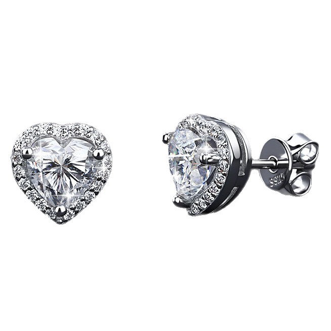 S925 Silber-Halskette «Éclat» – 1 Karat Moissanite
