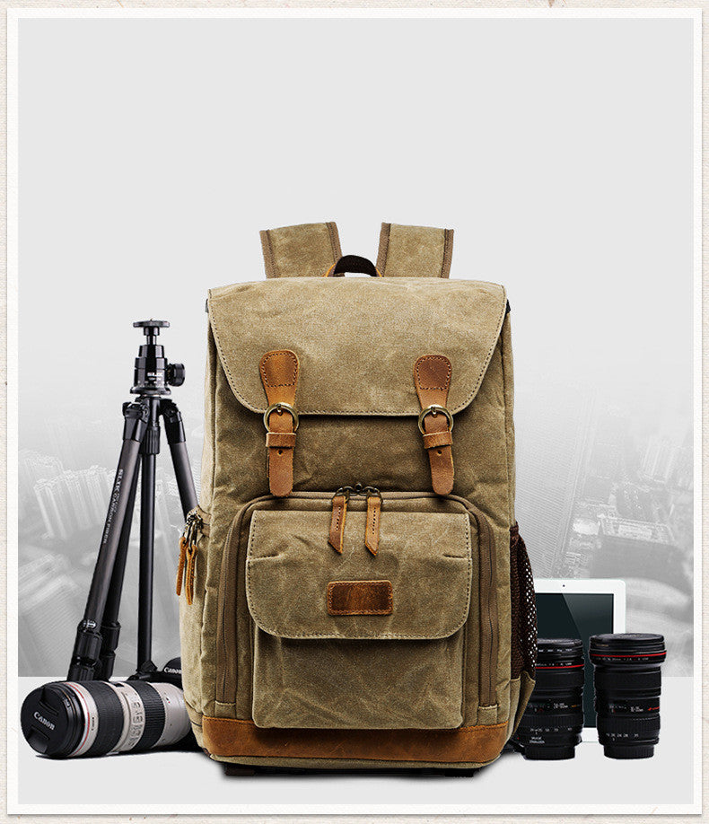 Kamerarucksack aus Baumwolle – Bild 2 | LuxeStyle