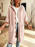 Damen Strick-Cardigan mit Kapuze – Bild 7 | LuxeStyle