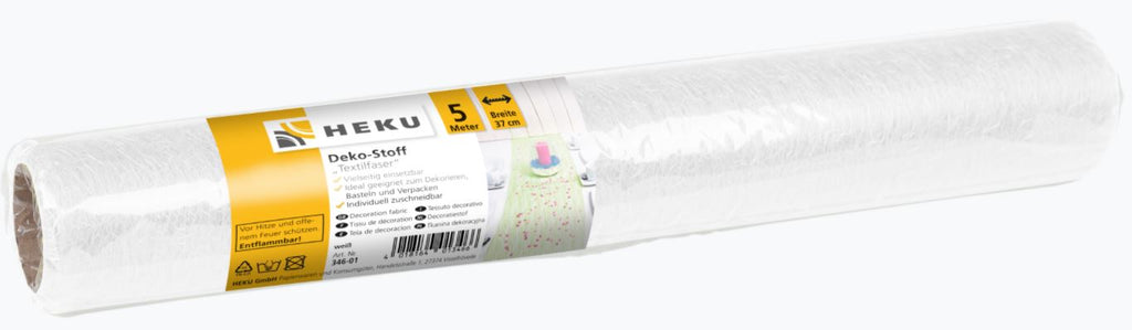 Dekostoff Textilfaser weiss – Bild 1 | LuxeStyle