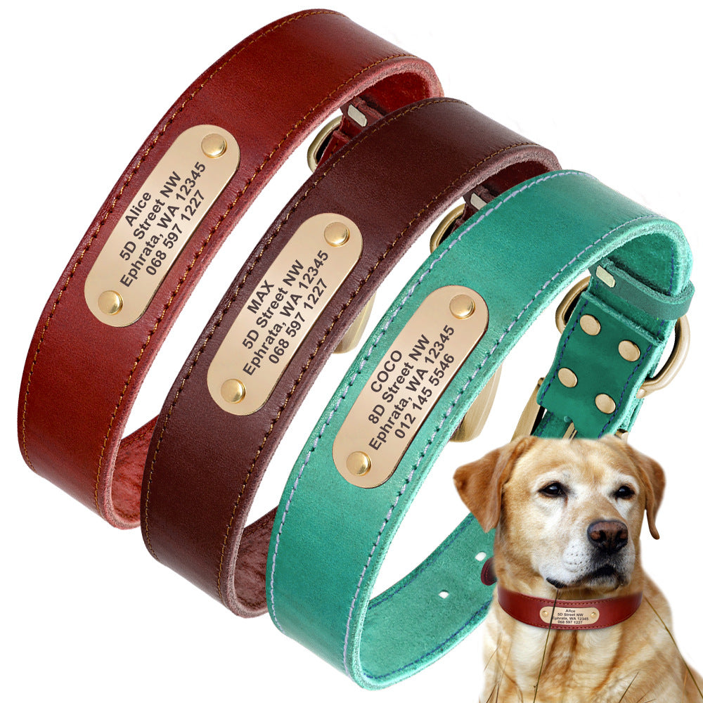 Personalisiertes Hundehalsband mit ID-Tag – Bild 8 | LuxeStyle