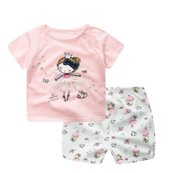 Baby Sommer Set – T-Shirt & Shorts für Mädchen & Jungen