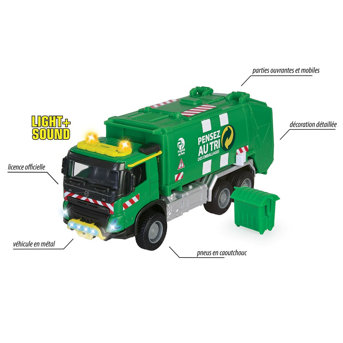 Spiel-Müllwagen: Spielerisch die Stadt sauber halten!