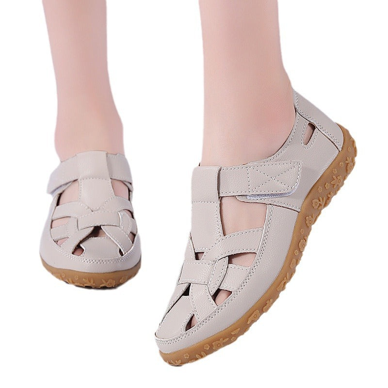 Hohle Fashion-Flachsandale – Bild 9 | LuxeStyle