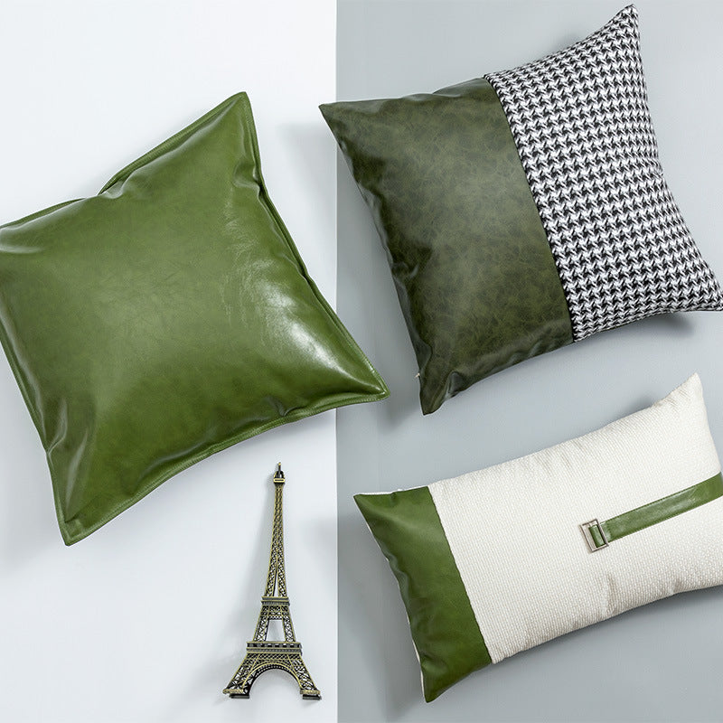 PU Leder Kissenbezug für Wohnzimmer – Bild 1 | LuxeStyle