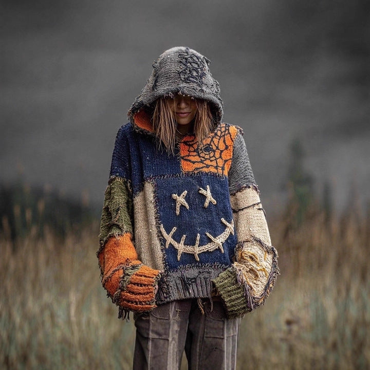 Vintage-Print Pullover
