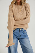 Vielseitiger Damen Pullover mit Rundhalsausschnitt – Bild 1 | LuxeStyle