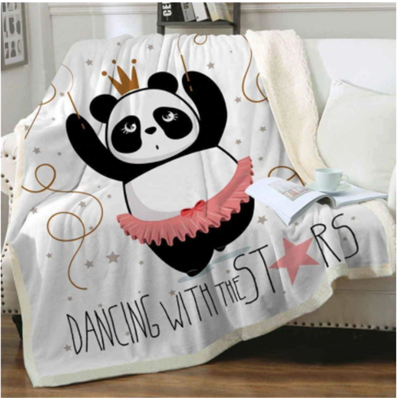Panda Flanelldecke – Bild 2 | LuxeStyle