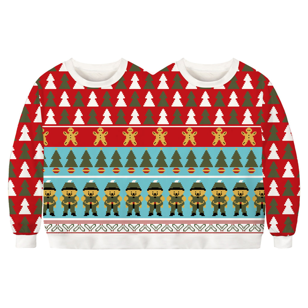 Weihnachts-Hoodie mit 3D-Digitaldruck – Bild 13 | LuxeStyle