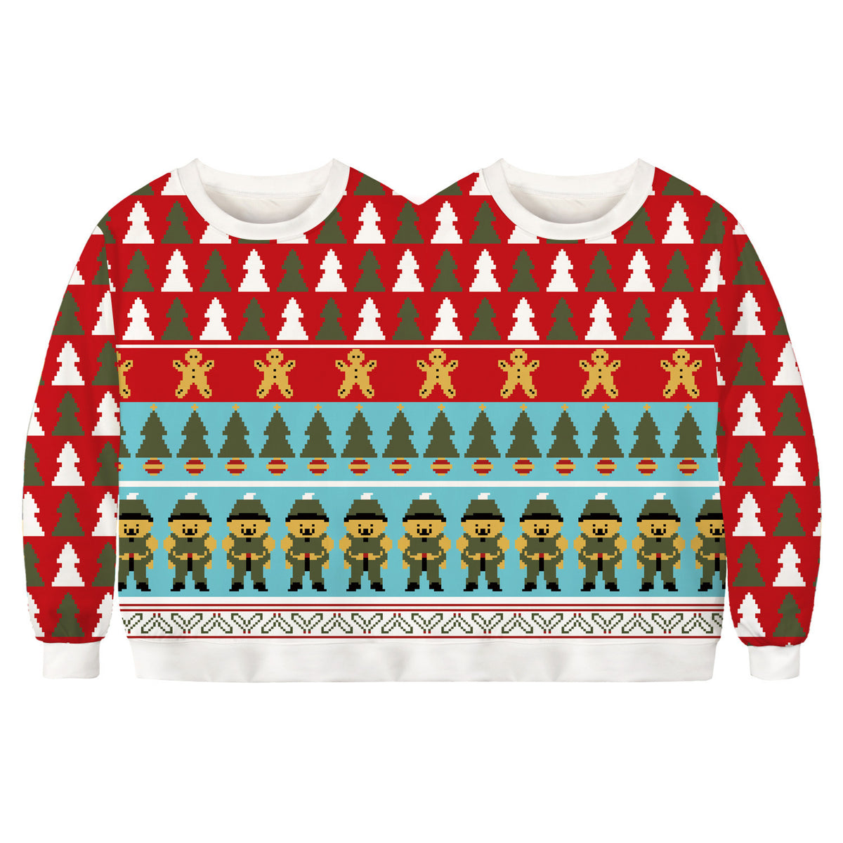 Weihnachts-Hoodie mit 3D-Digitaldruck – Bild 13 | LuxeStyle