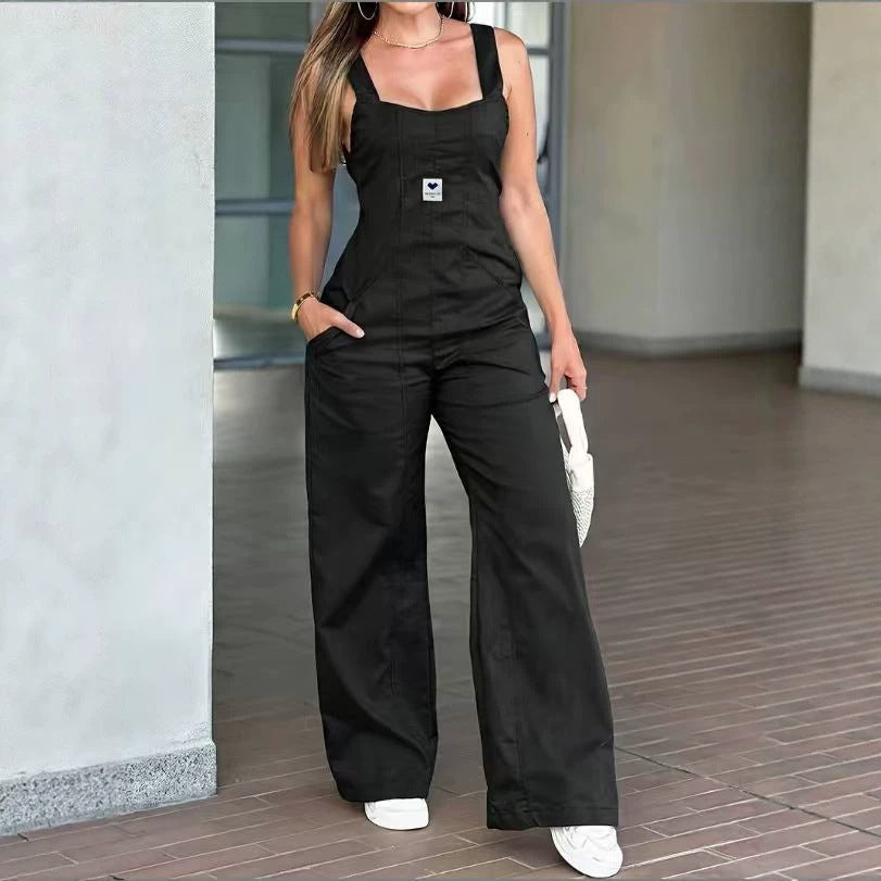 Eleganter Damen Jumpsuit mit Reissverschluss