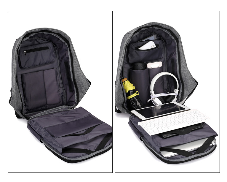 Multifunktionaler Laptop-Rucksack mit USB-Anschluss | LuxeStyle