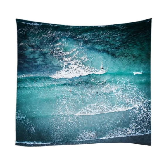 Calm Waves Wandteppich | LuxeStyle