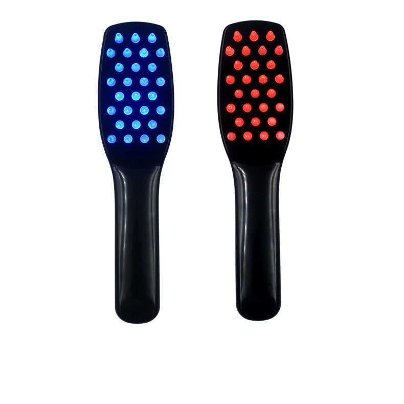 Massage-Kamm mit Lichttherapie & Vibration