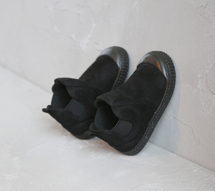 Warme Velour-Kinderschuhe