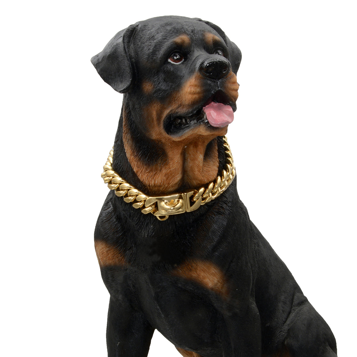 Hundehalsband Cuban Chain, Edelstahl – Bild 7 | LuxeStyle