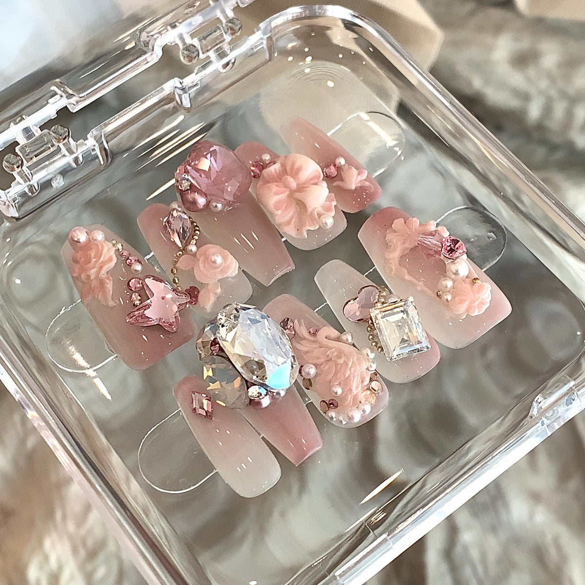 Fairy Light Luxury Crystal Wear Nägel – Bild 9 | LuxeStyle